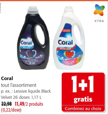 Offre: Lessive liquide Black Velvet