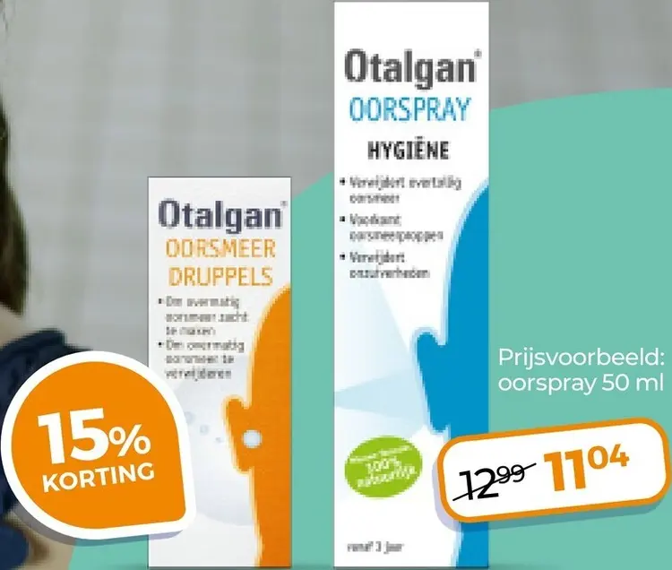 Aanbieding: Oorspray of oorsmeer druppels