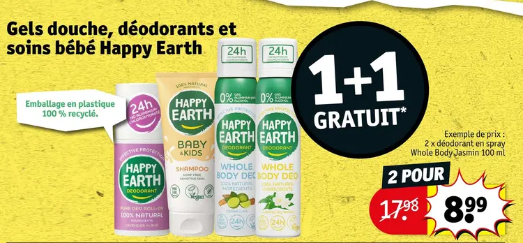 Offre: Gels douche, déodorants et soins bébé