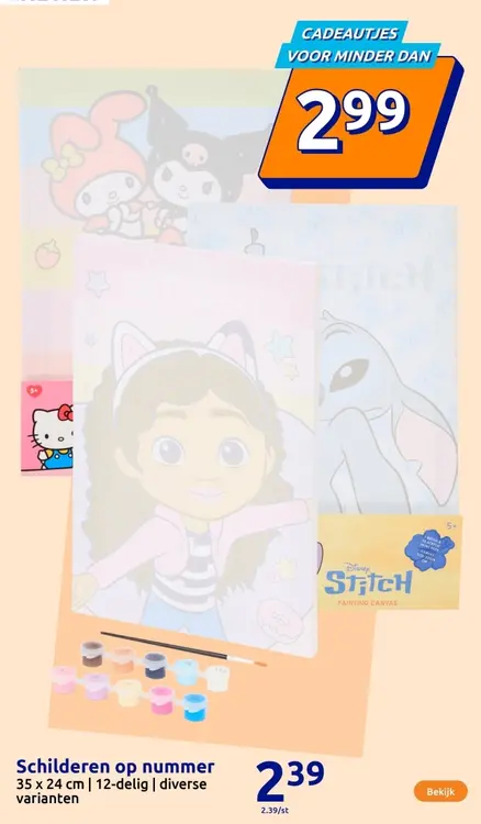 Aanbieding: Schilderen op nummer