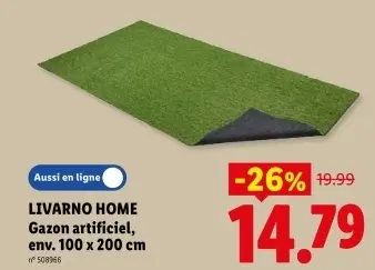 Offre: Gazon artificiel