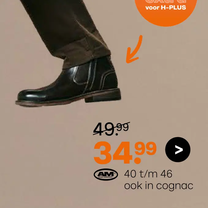 Aanbieding: AM Shoe Company herenlaars