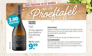 Aanbieding: Yali 'Three Lagoons' Gran Reserva Chardonnay 