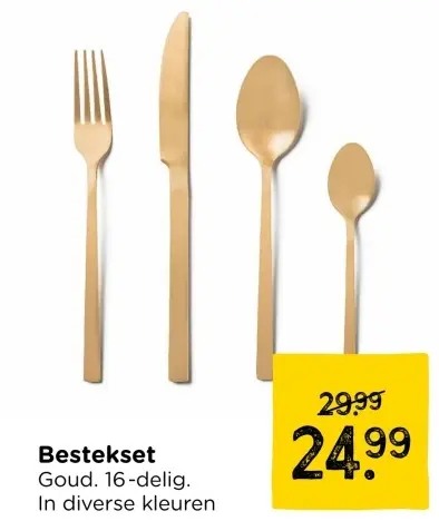 Promotie: Bestekset