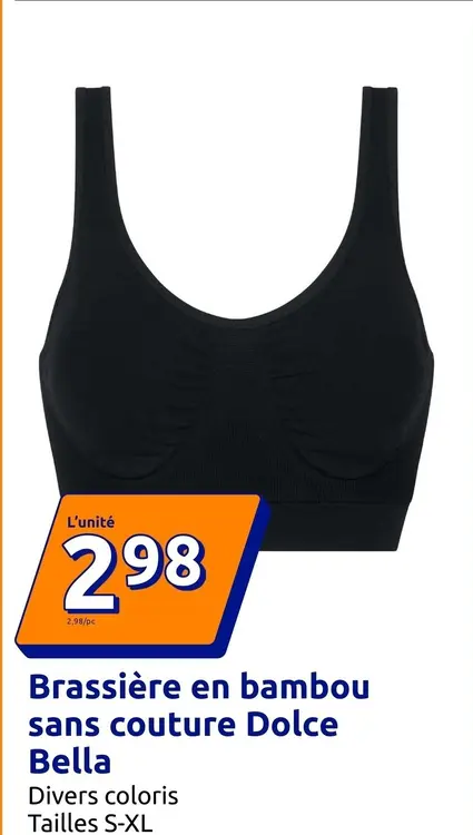 Offre: Brassière en bambou sans couture Dolce Bella