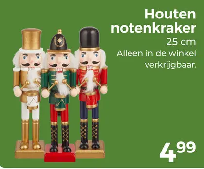 Aanbieding: Houten notenkraker