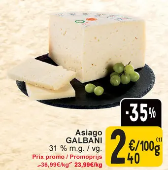 Aanbieding: Asiago