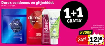 Aanbieding: Condooms en glijmiddel