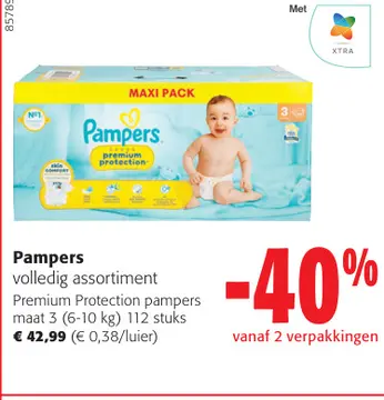 Aanbieding: Pampers volledig assortiment
