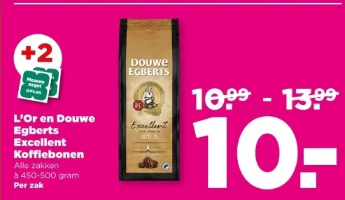 Aanbieding: L'Or en Douwe Egberts Excellent Koffiebonen