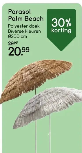 Aanbieding: Parasol Palm Beach