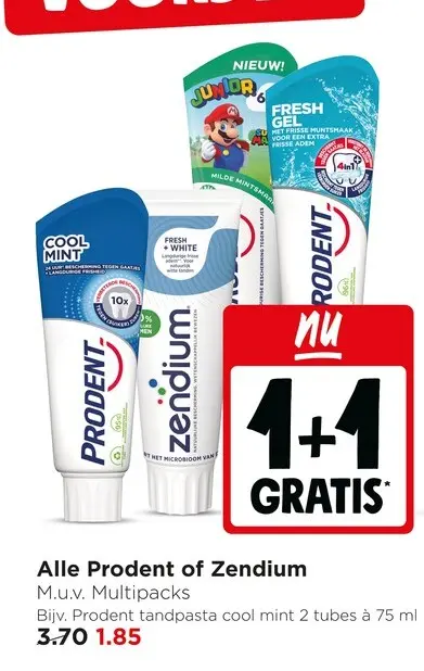 Aanbieding: Prodent tandpasta cool mint
