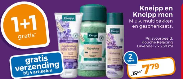 Aanbieding: Kneipp en Kneipp men