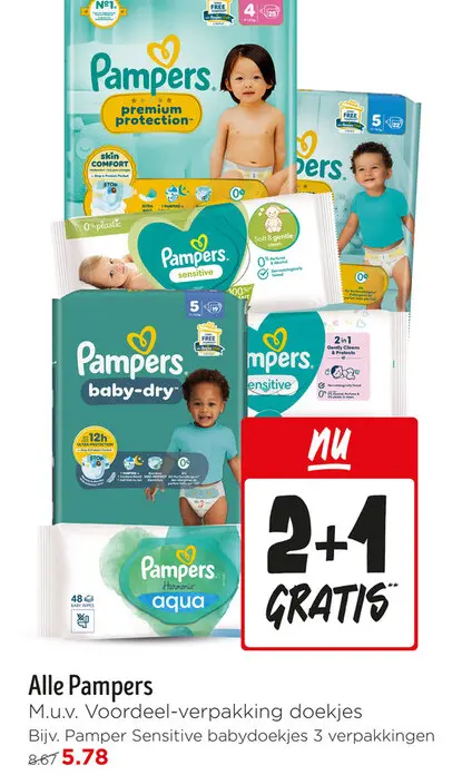 Aanbieding: Alle Pampers