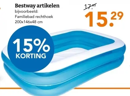 Aanbieding: Familiebad rechthoek
