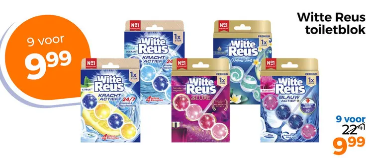 Aanbieding: Witte Reus toiletblok