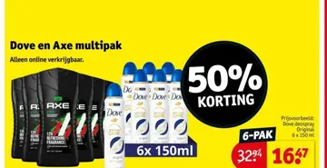 Aanbieding: Dove en Axe multipak