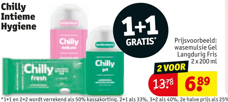 Aanbieding: Chilly Intieme Hygiene