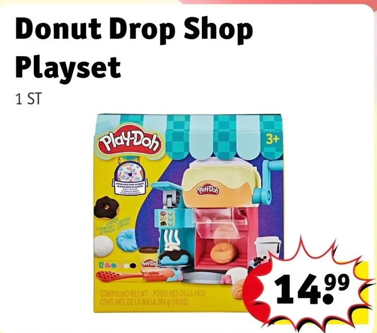Promotie: Donut Drop Shop Playset
