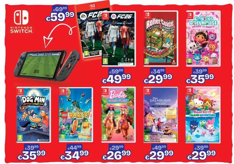 Promotie: Nintendo Switch spellen