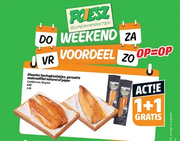 Aanbieding: Klooster haringkoninkjes, makreelfilet