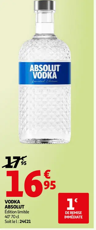 Aanbieding: Vodka ABSOLUT