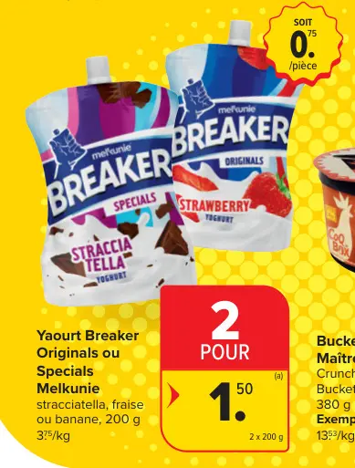 Offre: Yaourt Breaker Originals ou Specials