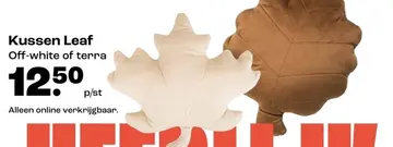 Aanbieding: Kussen Leaf