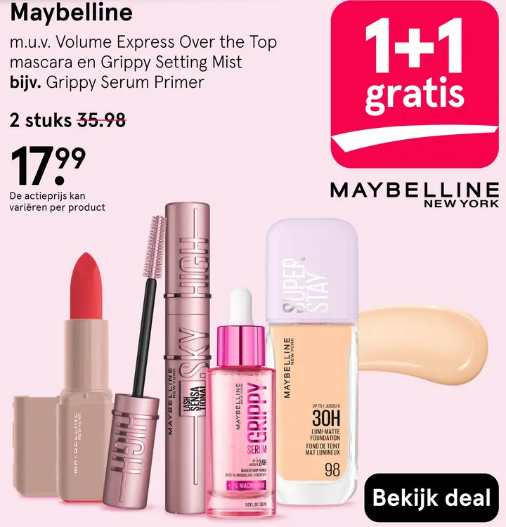 Aanbieding: Maybelline