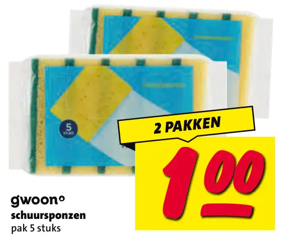 Aanbieding: Schuursponzen