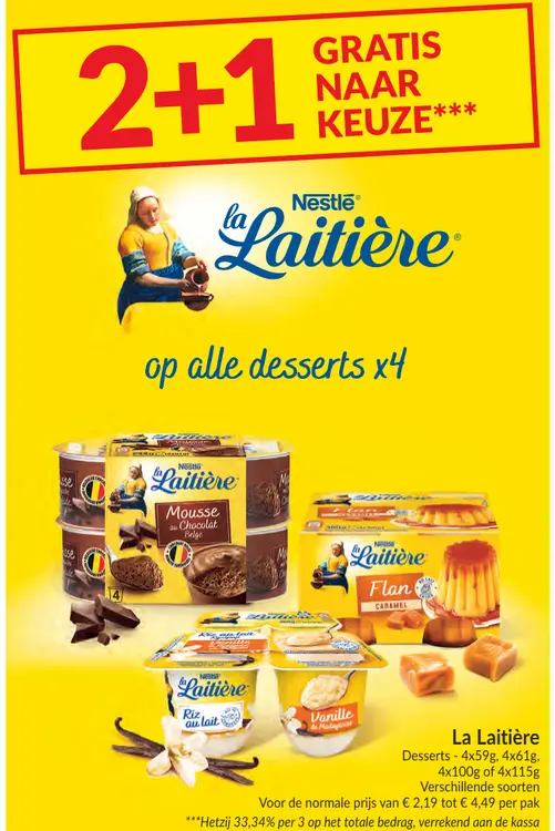 Promotie: La Laitière Desserts