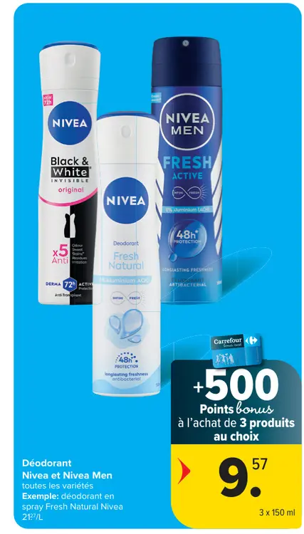 Offre: Déodorant
