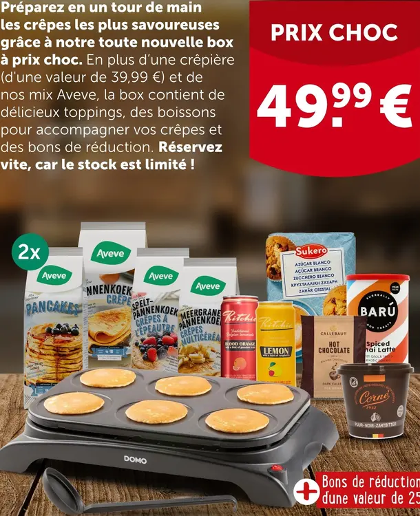 Offre: Box crêpes