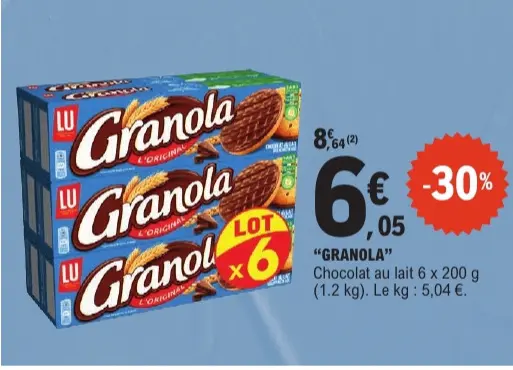 Promotie: Granola Chocolat au lait