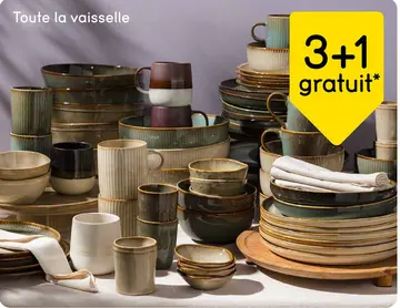 Offre: Toute la vaisselle