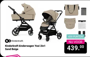Aanbieding: Kinderkraft kinderwagen Yoxi 2in1