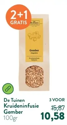 Aanbieding: Kruideninfusie Gember