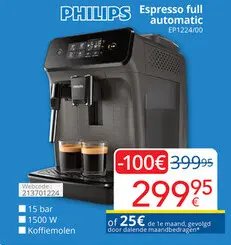 Promotie: Espresso full automatic