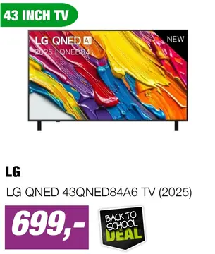 Aanbieding: LG QNED 43QNED84A6 TV (2025)