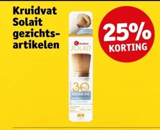 Promotie: Kruidvat Solait gezichtsartikelen
