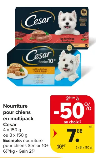 Offre: Nourriture pour chiens en multipack