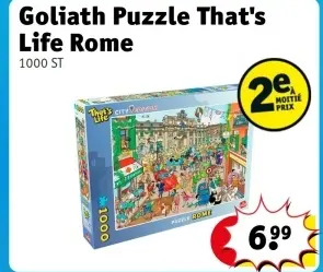 Offre: Goliath Puzzle That's Life Rome