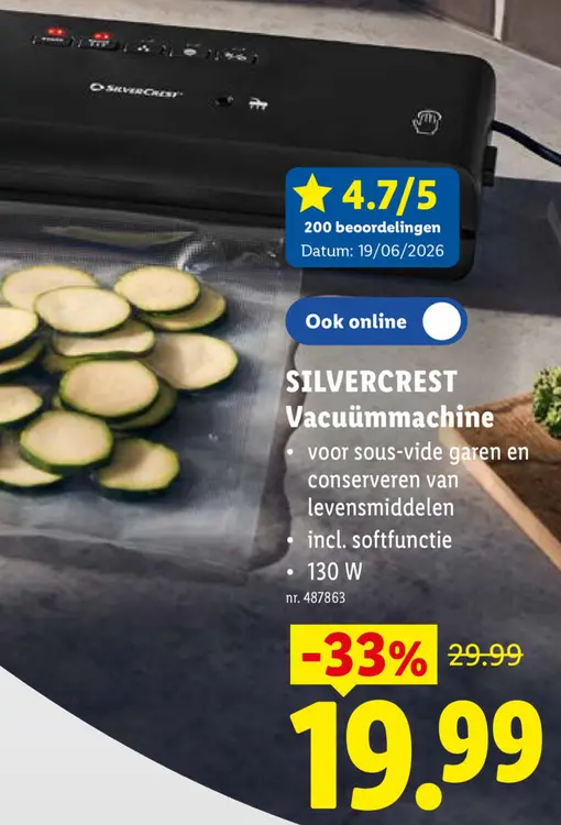 Promotie: Vacuümmachine
