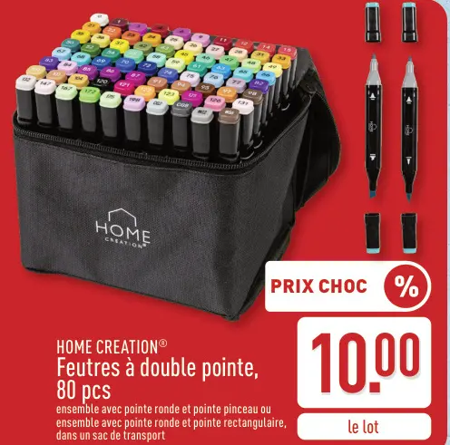 Offre: Feutres à double pointe