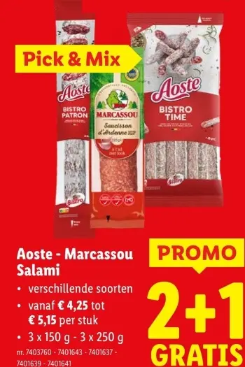 Aanbieding: Salami