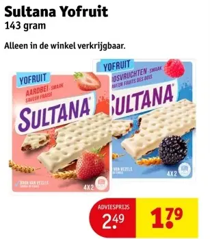 Aanbieding: Sultana Yofruit