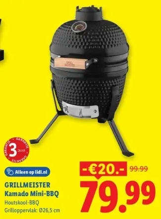 Aanbieding: Kamado Mini-BBQ