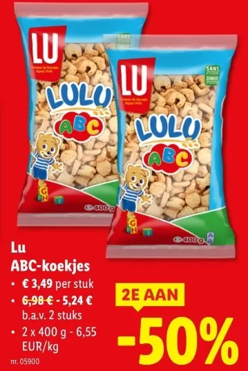 Aanbieding: ABC-koekjes