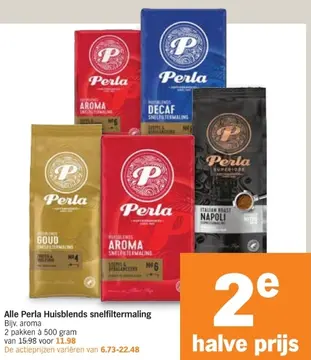 Aanbieding: Alle Perla Huisblends snelfiltermaling