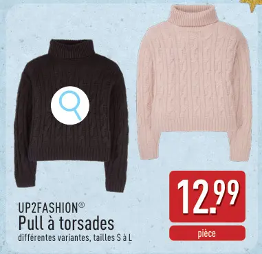 Offre: Pull à torsades